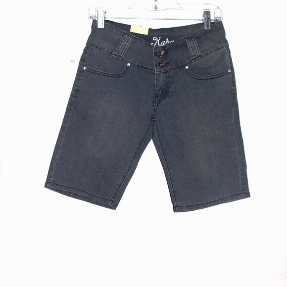 Kaba Gray Size 3 Women Jean Shorts - Picture 1 of 2